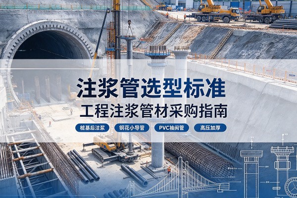 梓潼注浆管选型标准