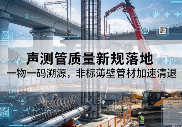 梓潼声测管质量新规落地，一物一码溯源，非标薄壁管材加速清退